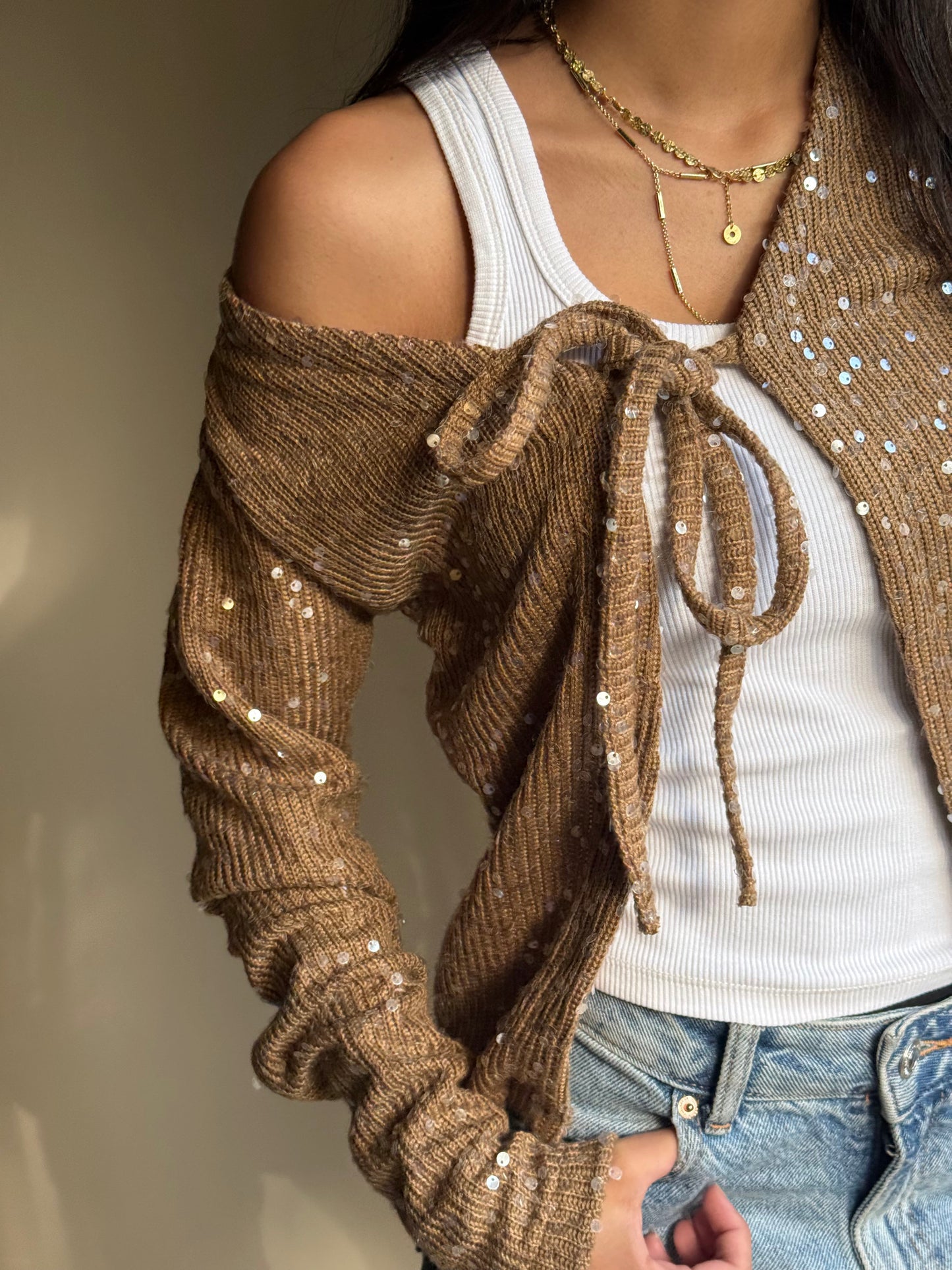 Sequin Cardigan