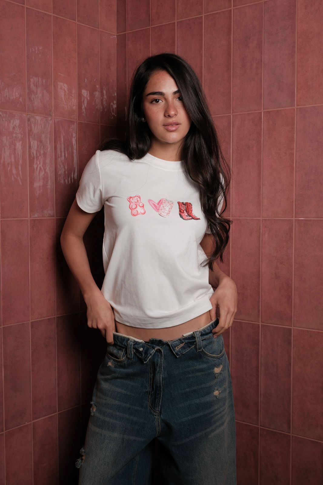 Pink girl top